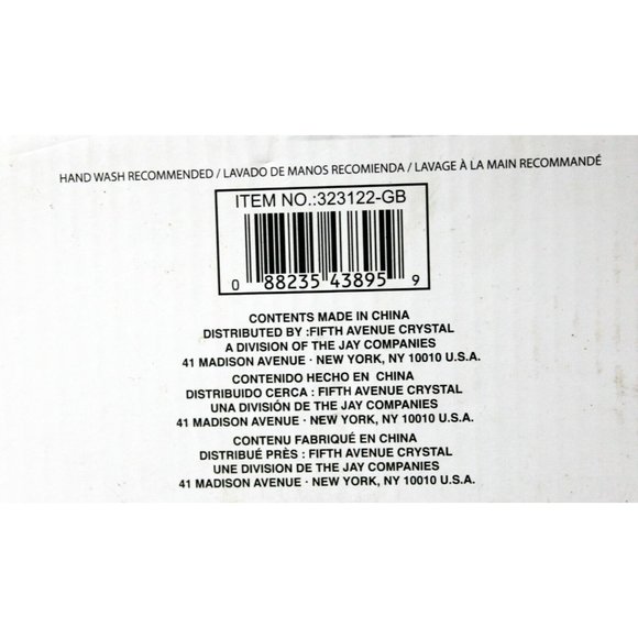 Fifth Avenue Crystal Annabelle 11" Chip & 5" Dip Set Clear Bowl Nesting New - Picture 12 of 12